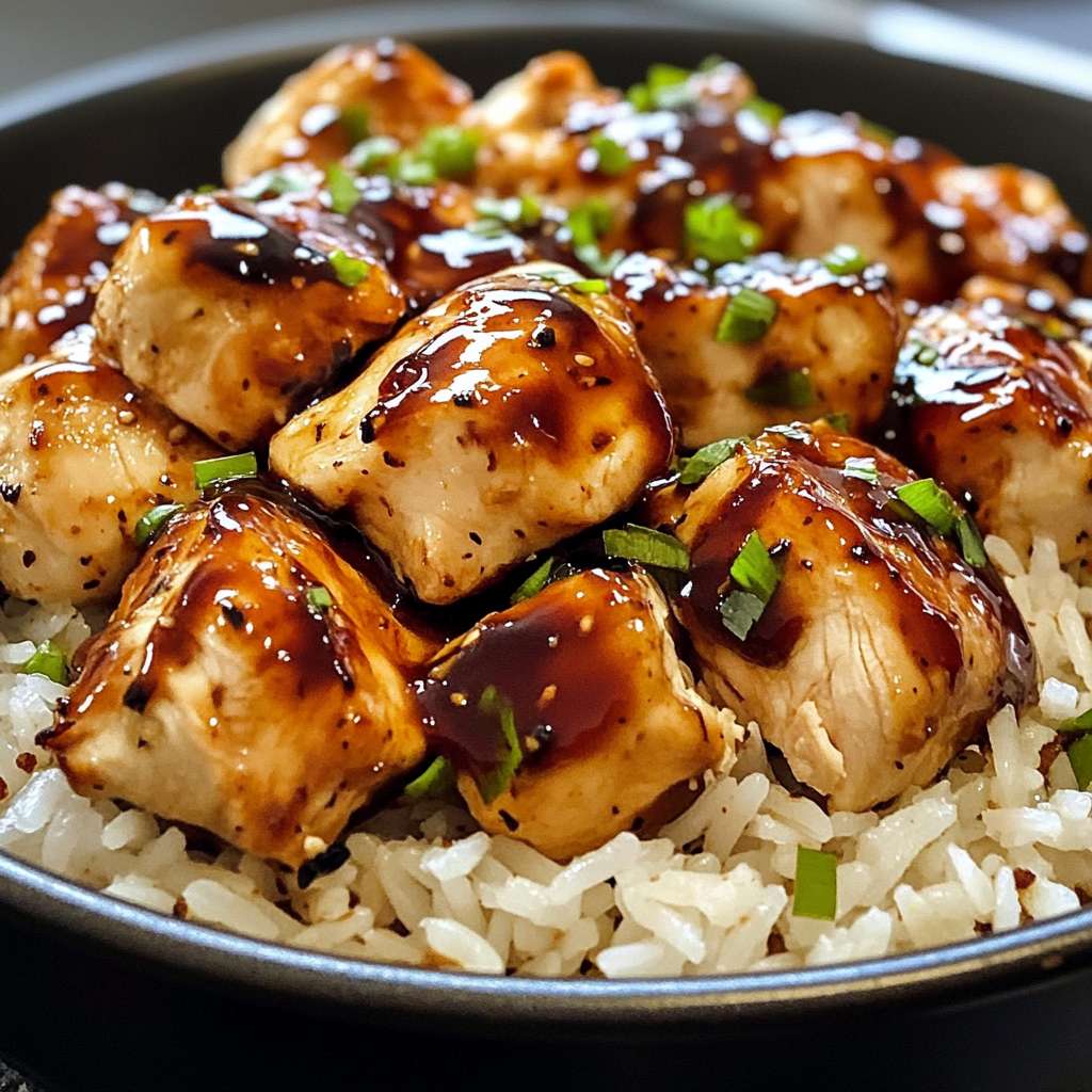 One-Pan Honey BBQ Chicken & Rice