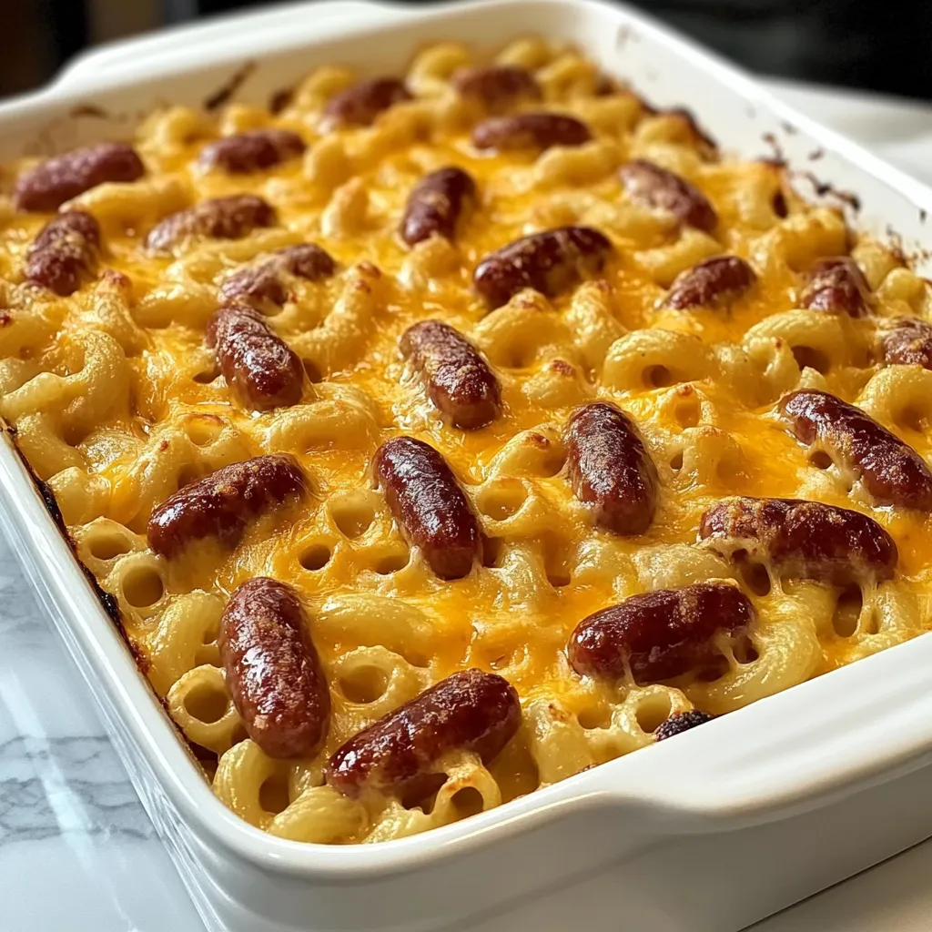 A white dish with a casserole in it.