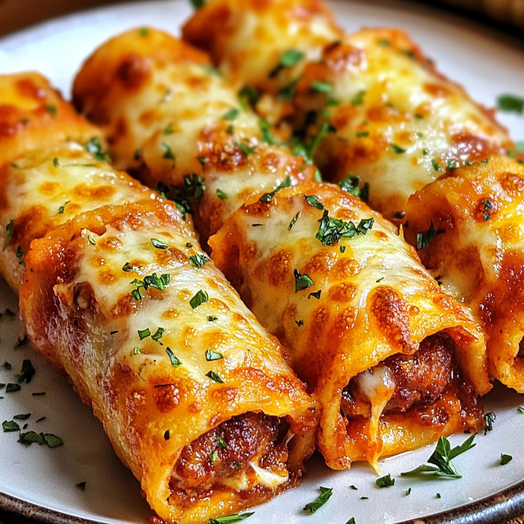 Doritos Pizza Rolls with Chicken Sausage