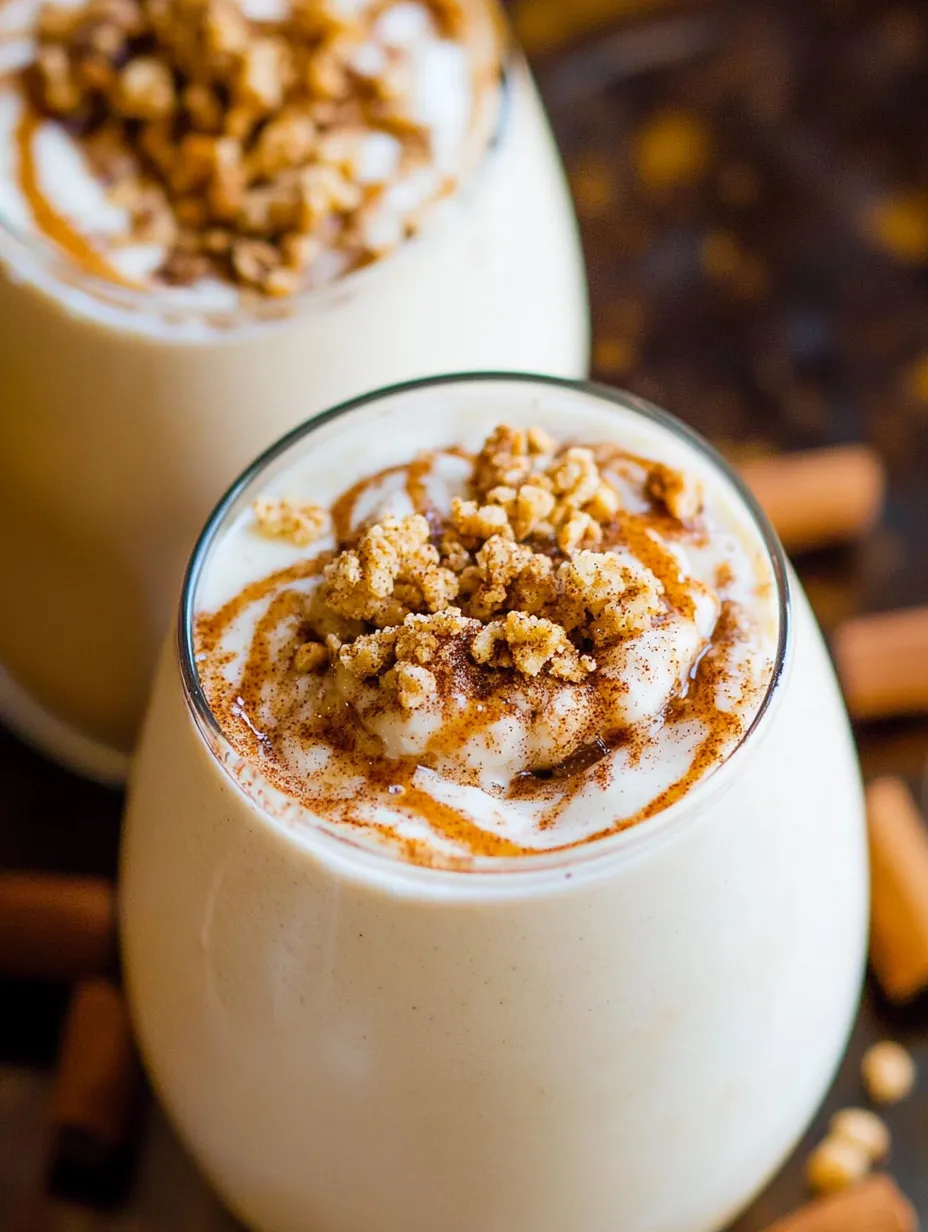 Cinnamon Roll Protein Shake