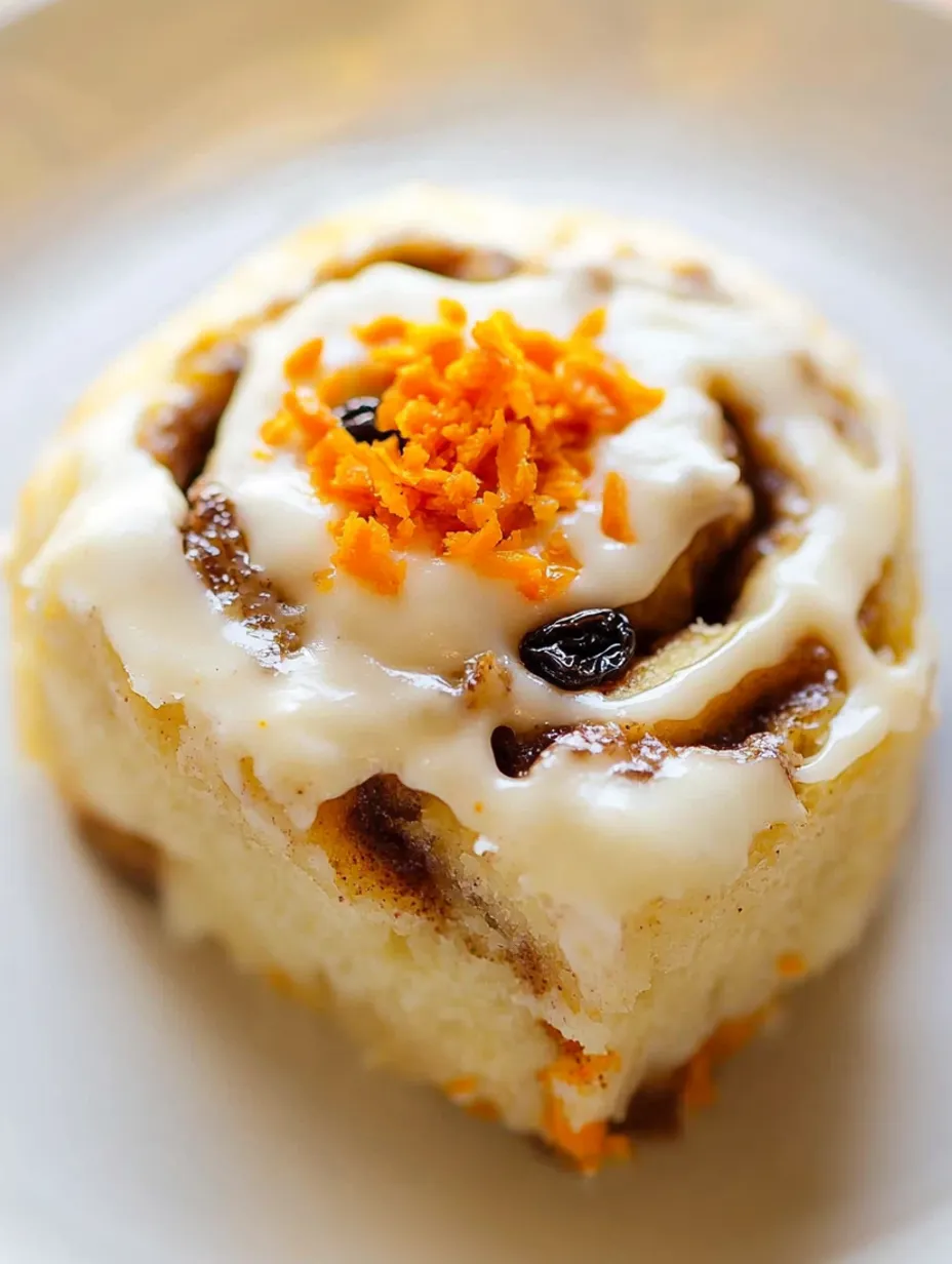 Carrot Cake Cinnamon Rolls