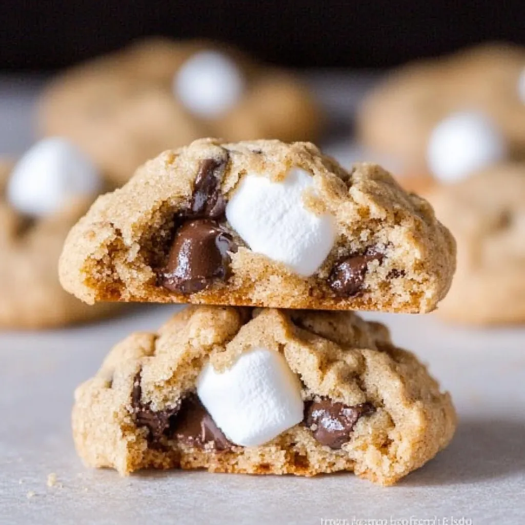Chocolate Chip Marshmallow Cookies