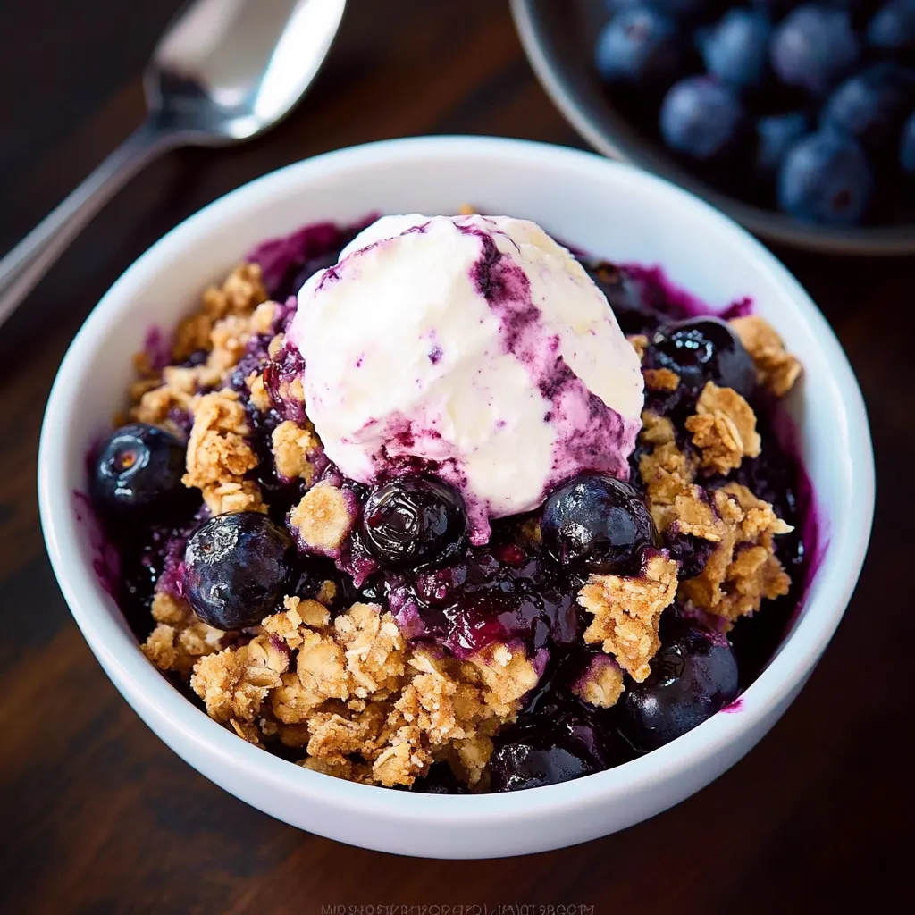 Blueberry Crisp Recipe