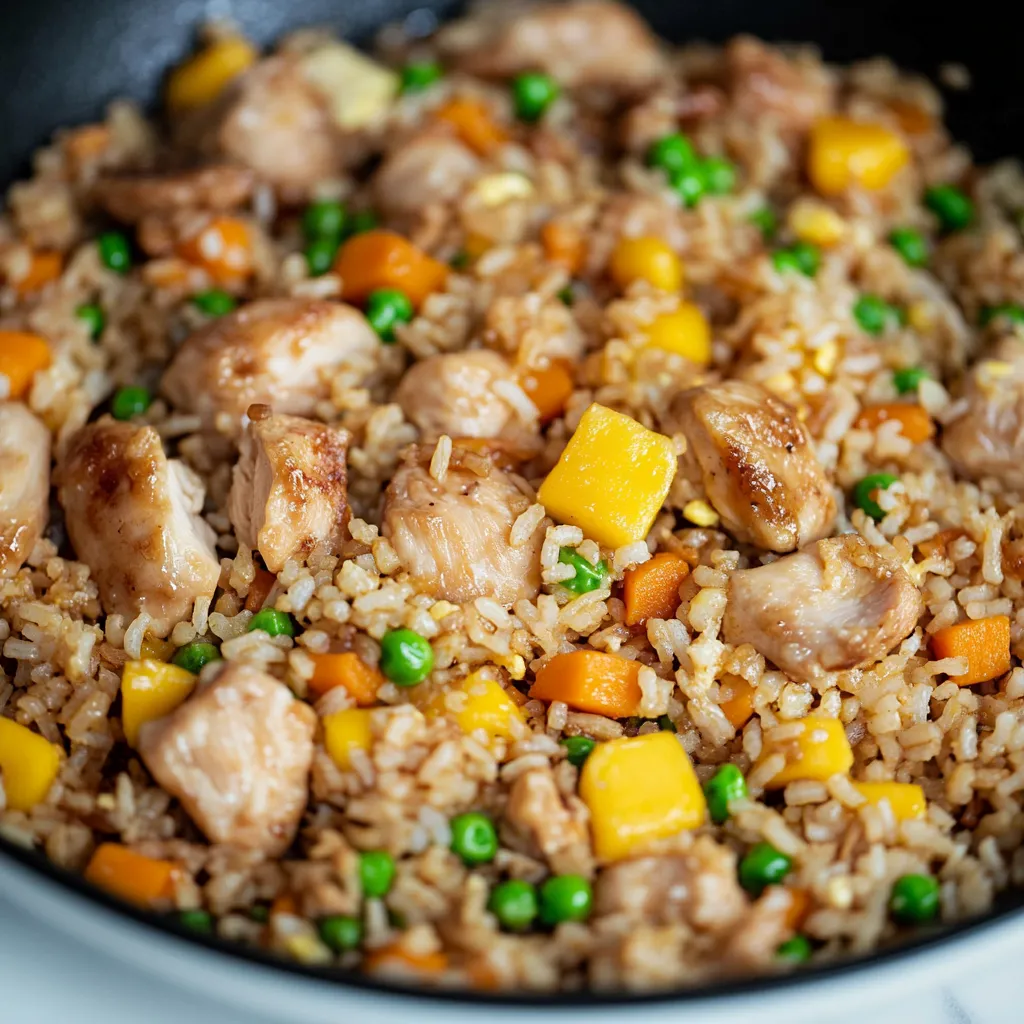 Mango Chicken Fried Rice