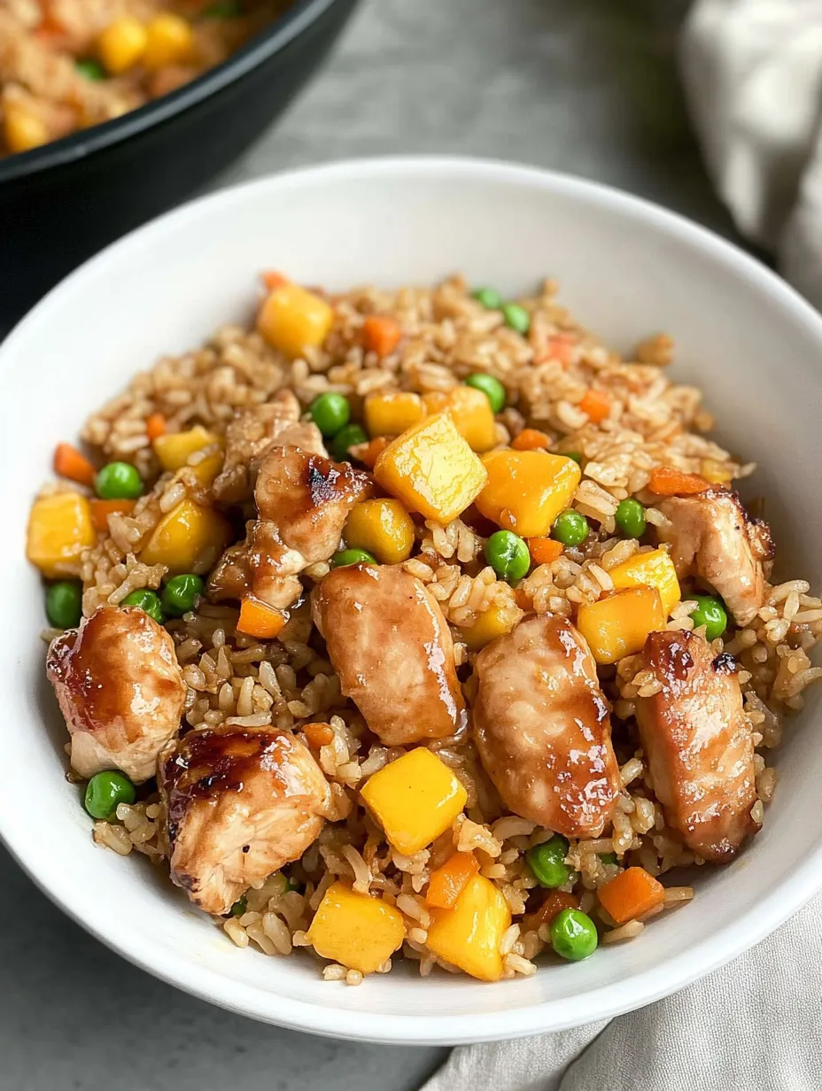 Mango Chicken Fried Rice