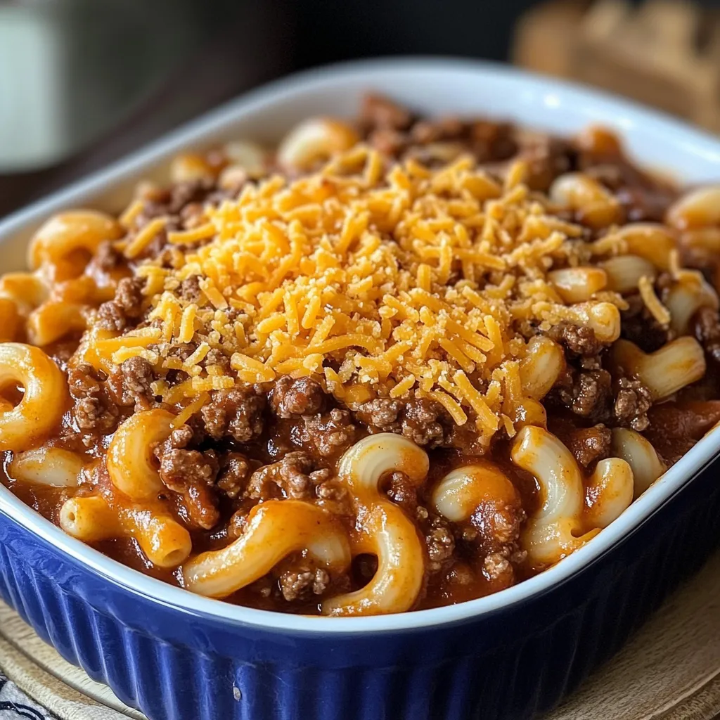Coney Chili Mac Casserole
