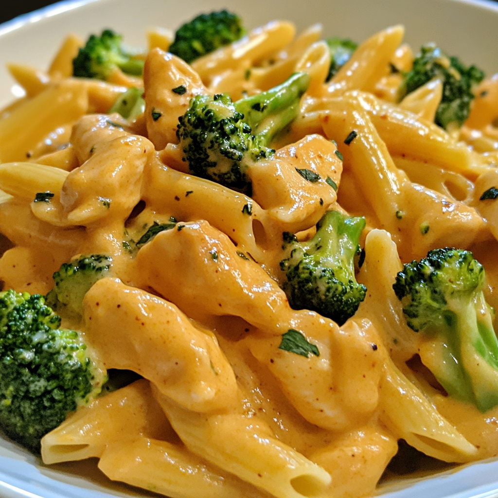 BBQ Ranch Chicken & Broccoli Pasta