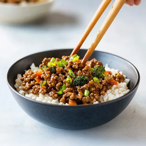 Teriyaki Turkey Rice Bowl