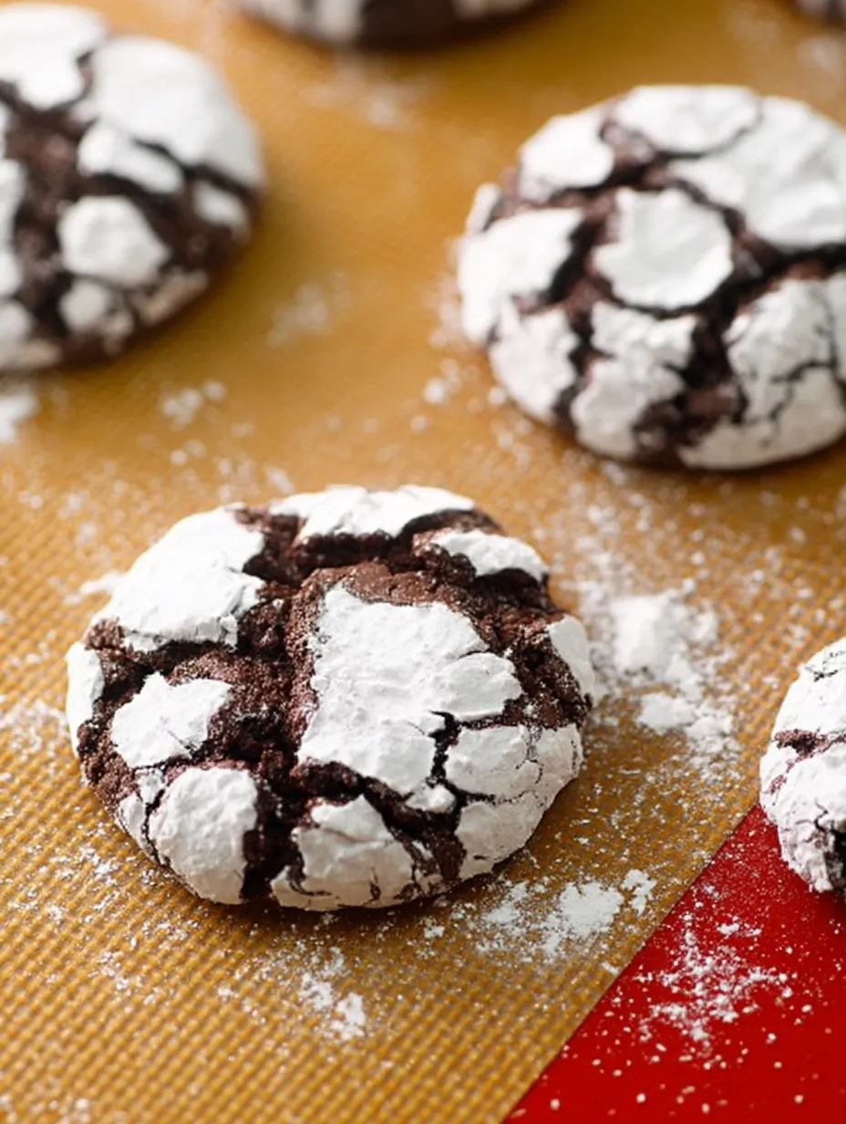 Chocolate Crinkle Cookies