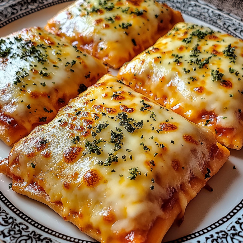Homemade Easy Cheesy Pizza Pockets