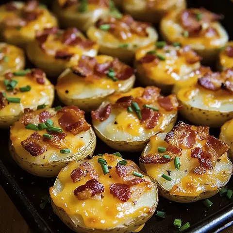 Cheese and Bacon Potato Rounds