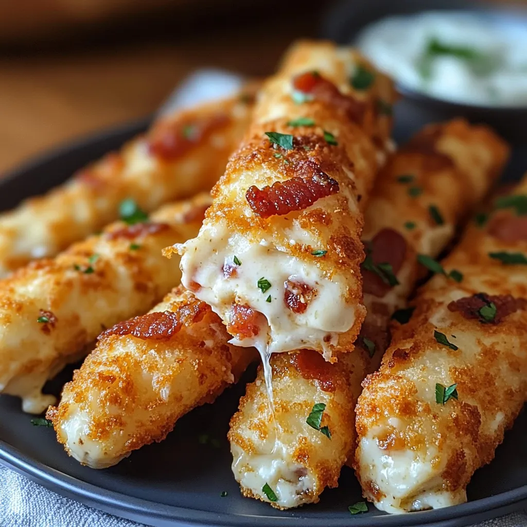 Chicken Bacon Ranch Cheese Sticks