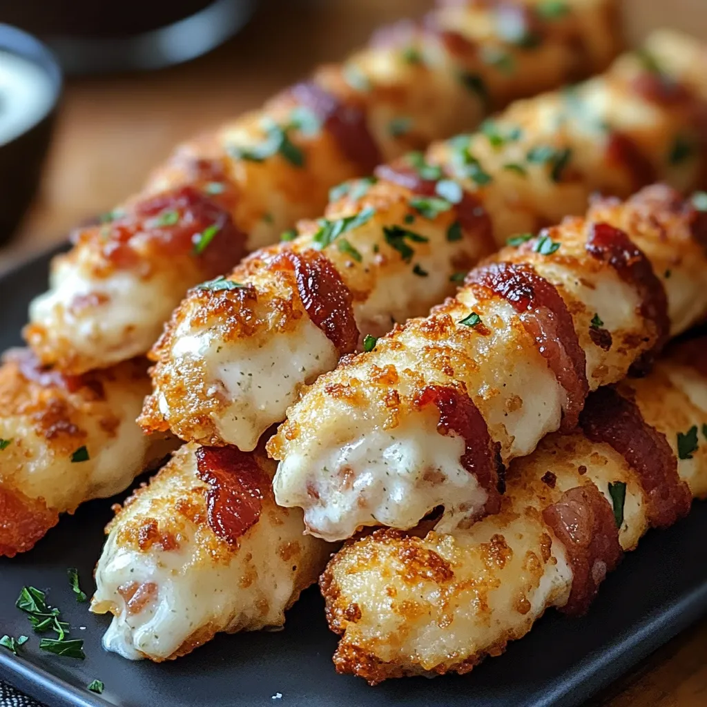 Chicken Bacon Ranch Cheese Sticks