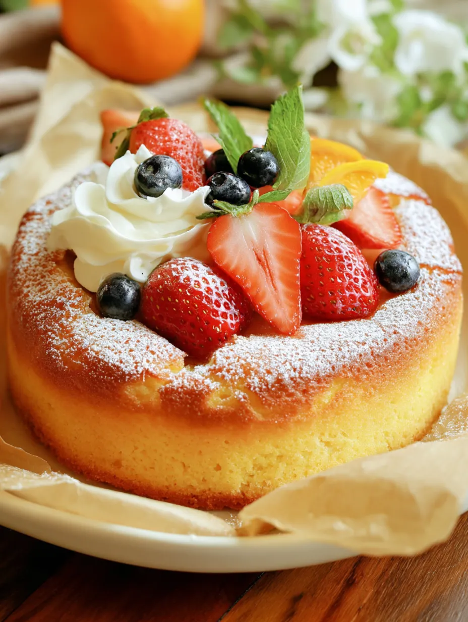 Flourless Yogurt Cake