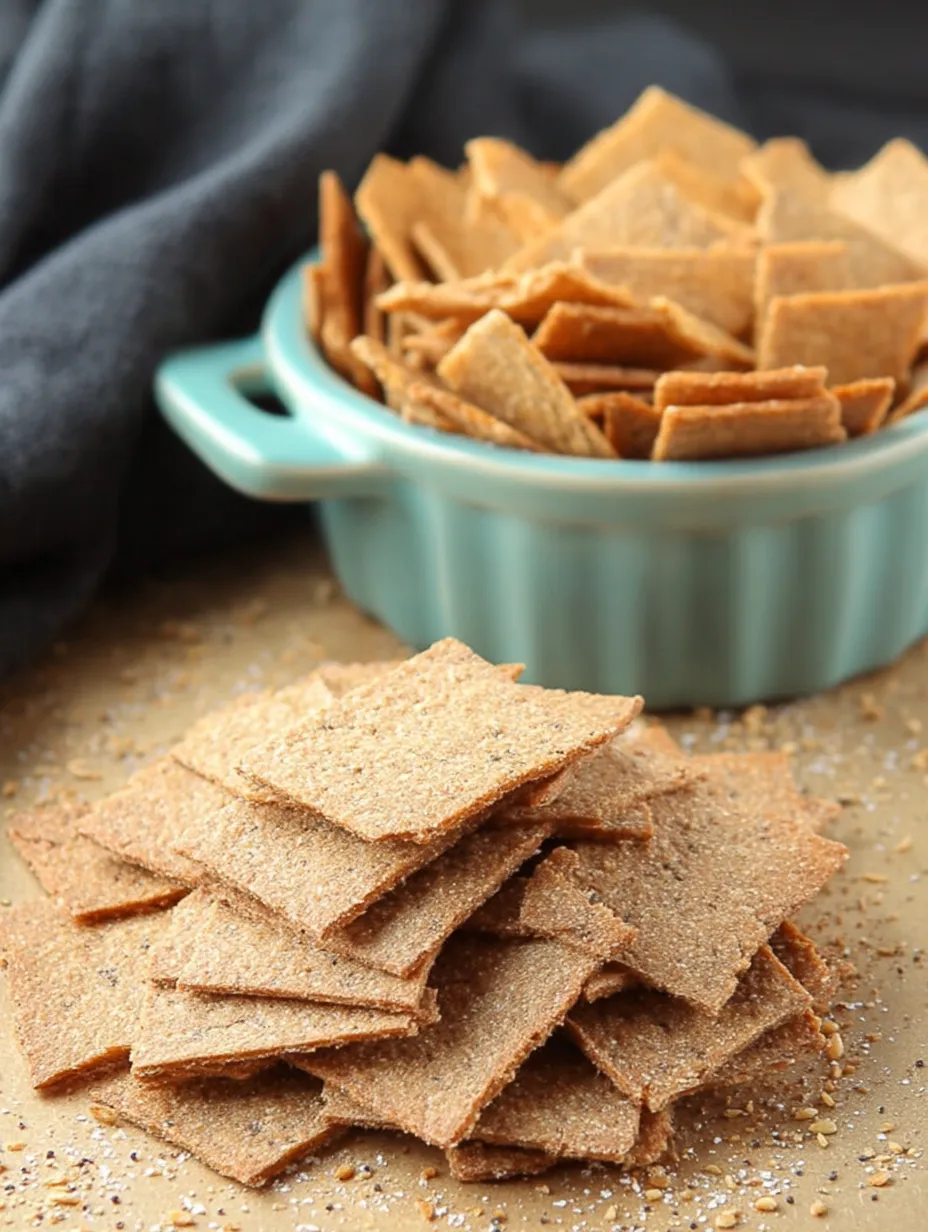Gluten Free Sourdough Crackers