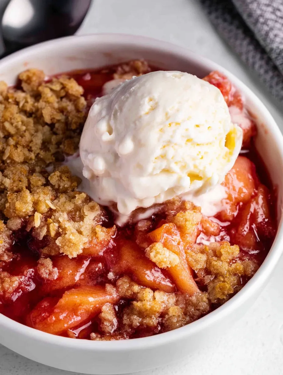 Easy Rhubarb Crisp