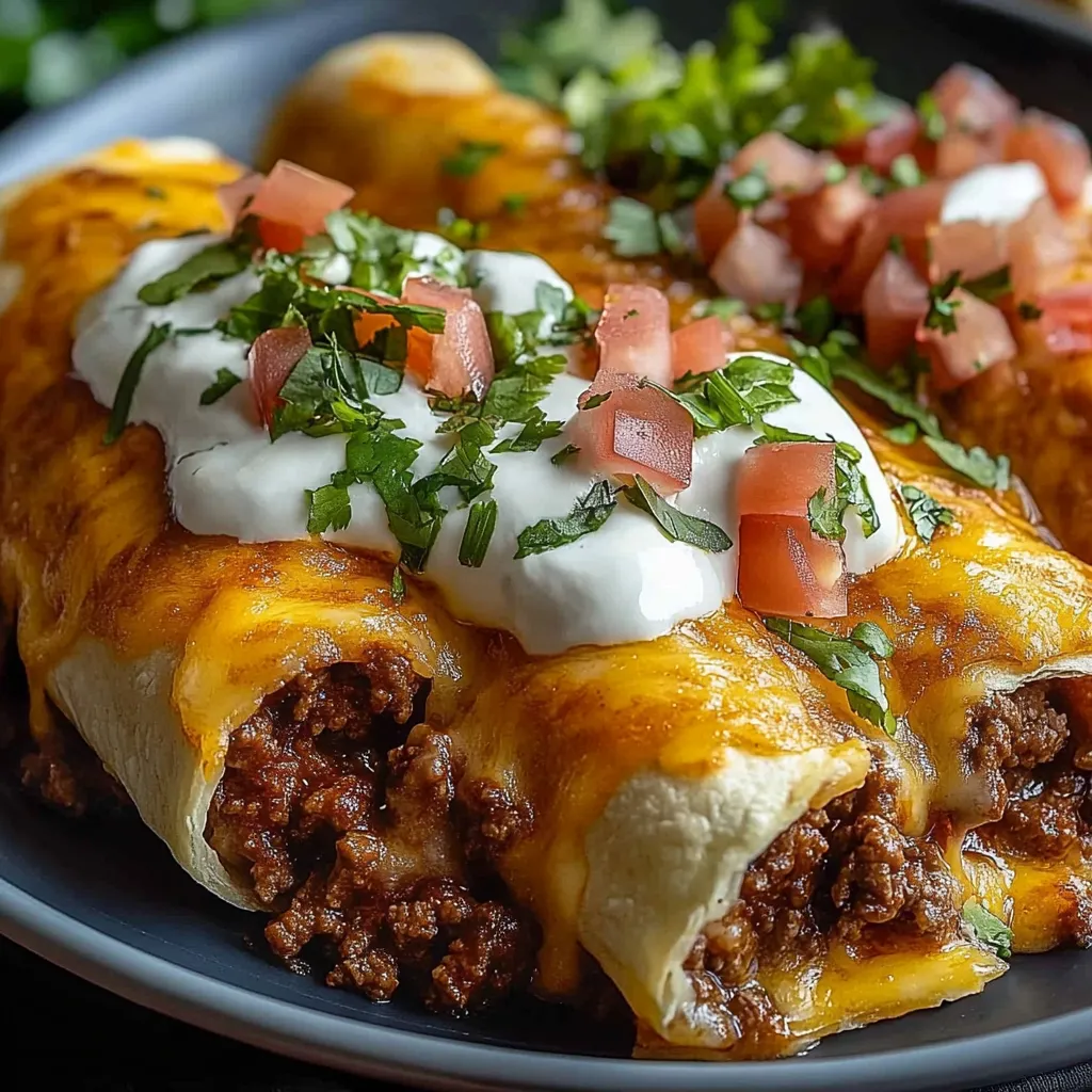 Crunchy Beef Cheese Wraps