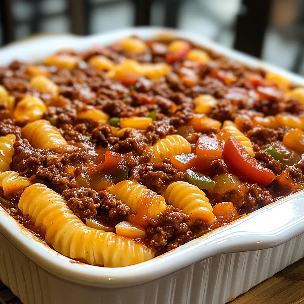 Sloppy Joe Casserole