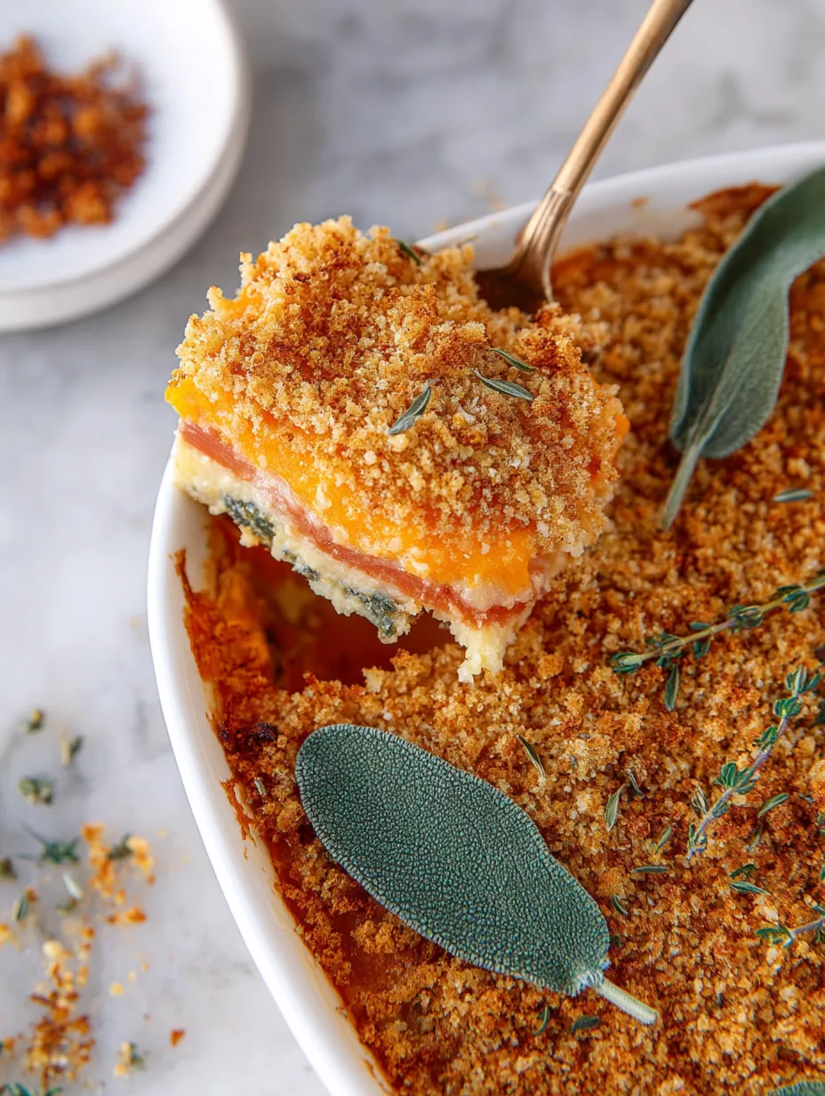 Sweet Potato Au Gratin