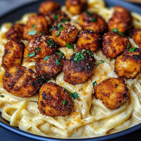 Velvety Garlic Butter Chicken with Parmesan Rotini