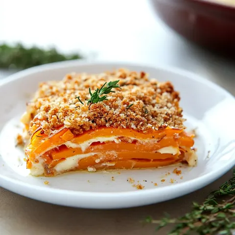 Sweet Potato Au Gratin