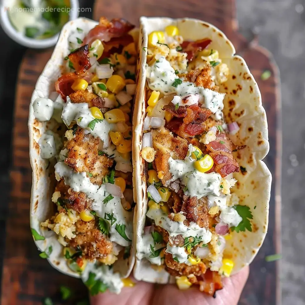 Street Corn Chicken Tacos