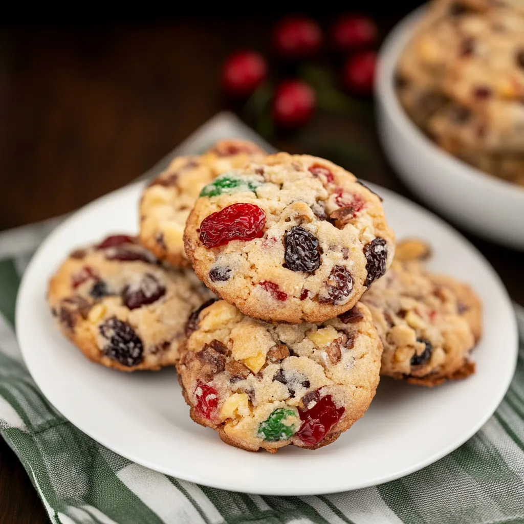 Best Ever Fruitcake Cookies
