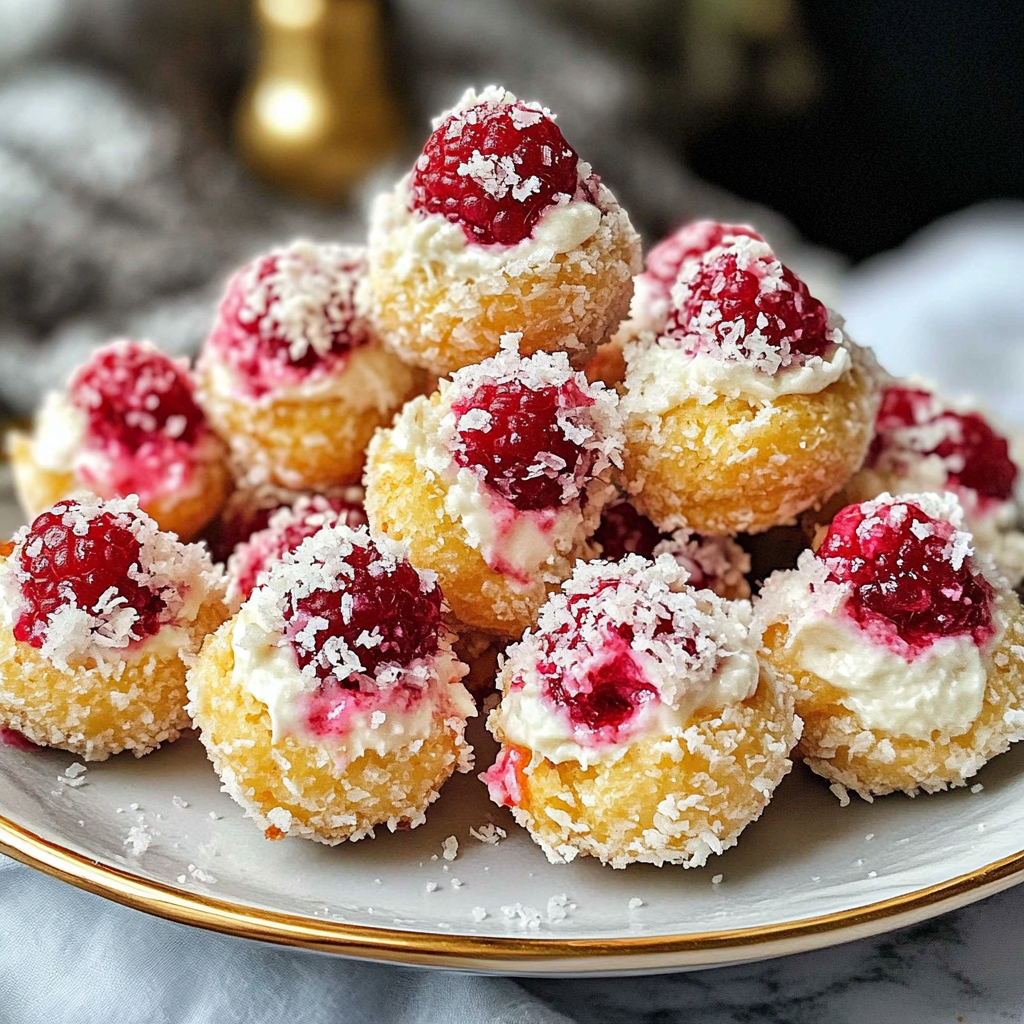 Raspberry Cream Cheese Bites