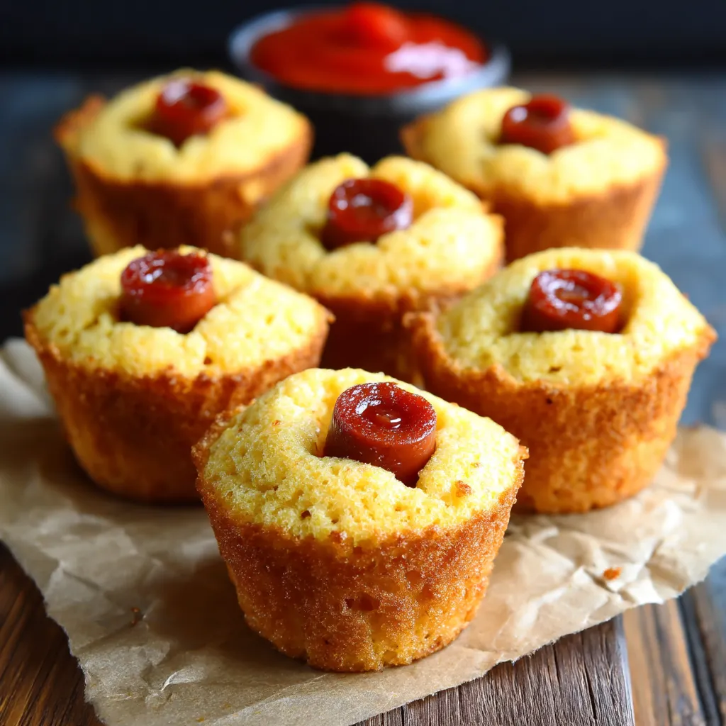 Corn Dog Muffins