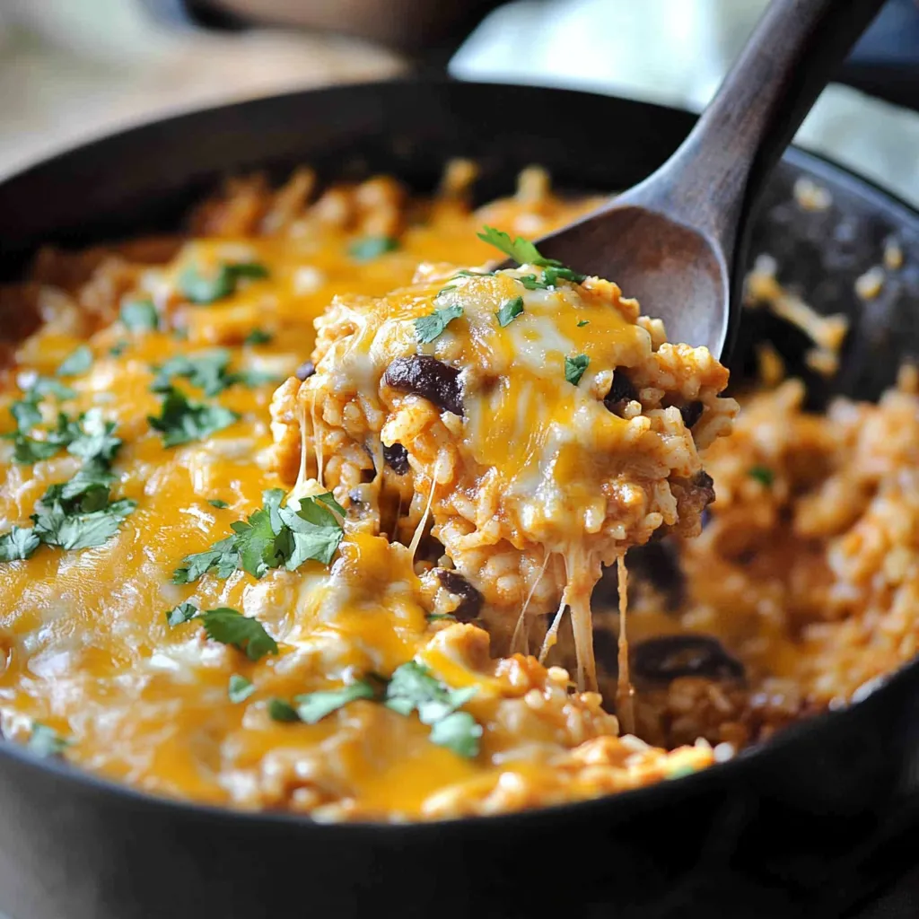Cheesy Enchilada Rice