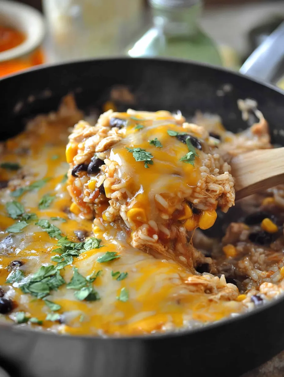 Cheesy Enchilada Rice