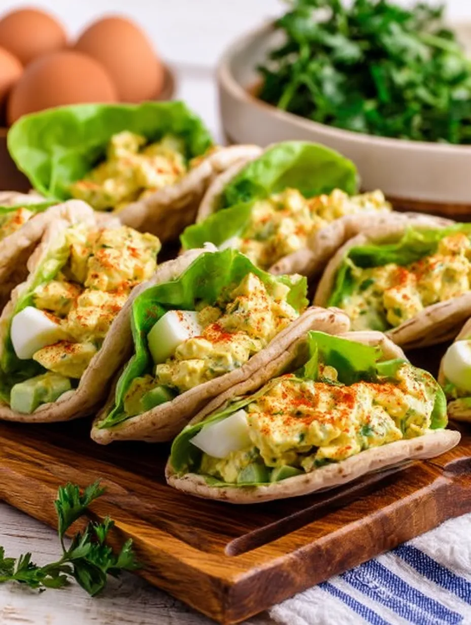 Egg Salad Sandwich – Mini Pitas