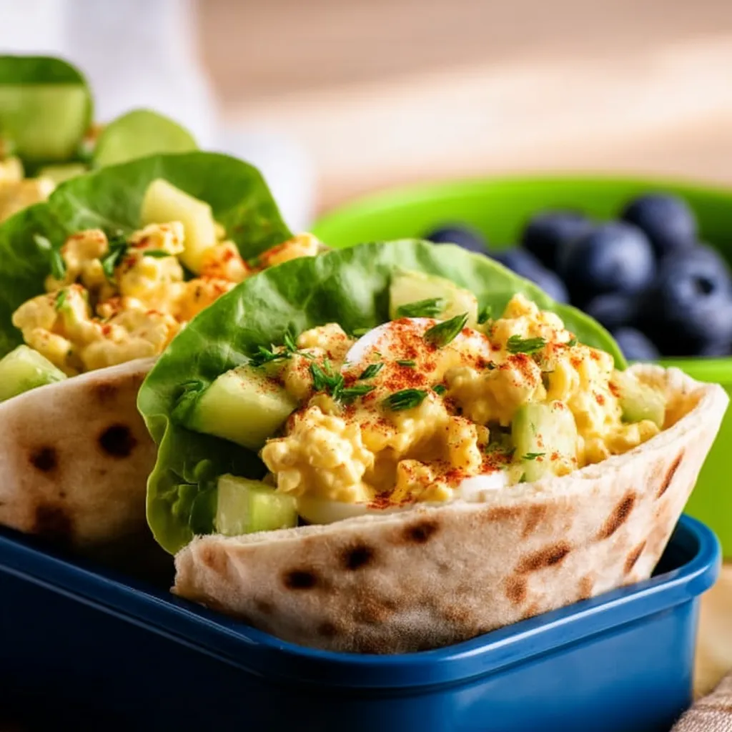 Egg Salad Sandwich – Mini Pitas