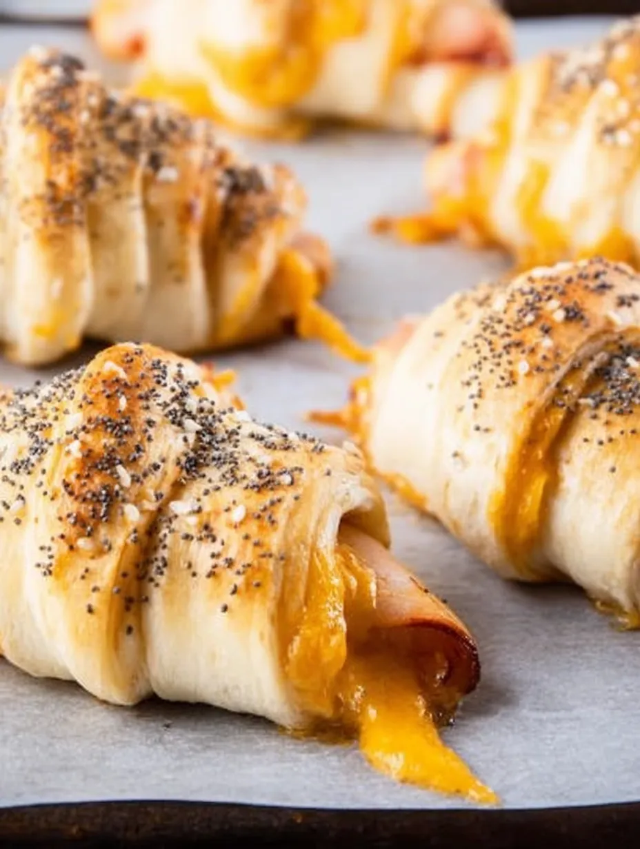 Everything Bagel Turkey Cheddar Crescent Rolls