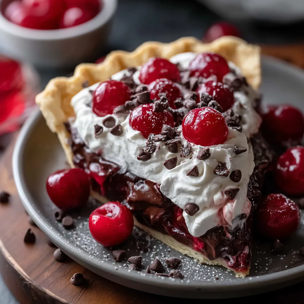 Cherry Chocolate Chip Pie
