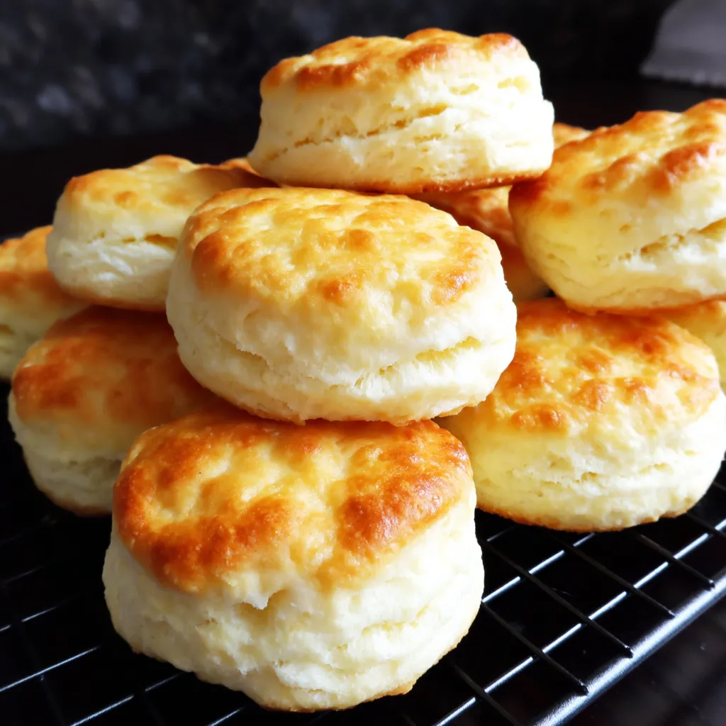 Fluffy, Golden Biscuits with Just Two Ingredients