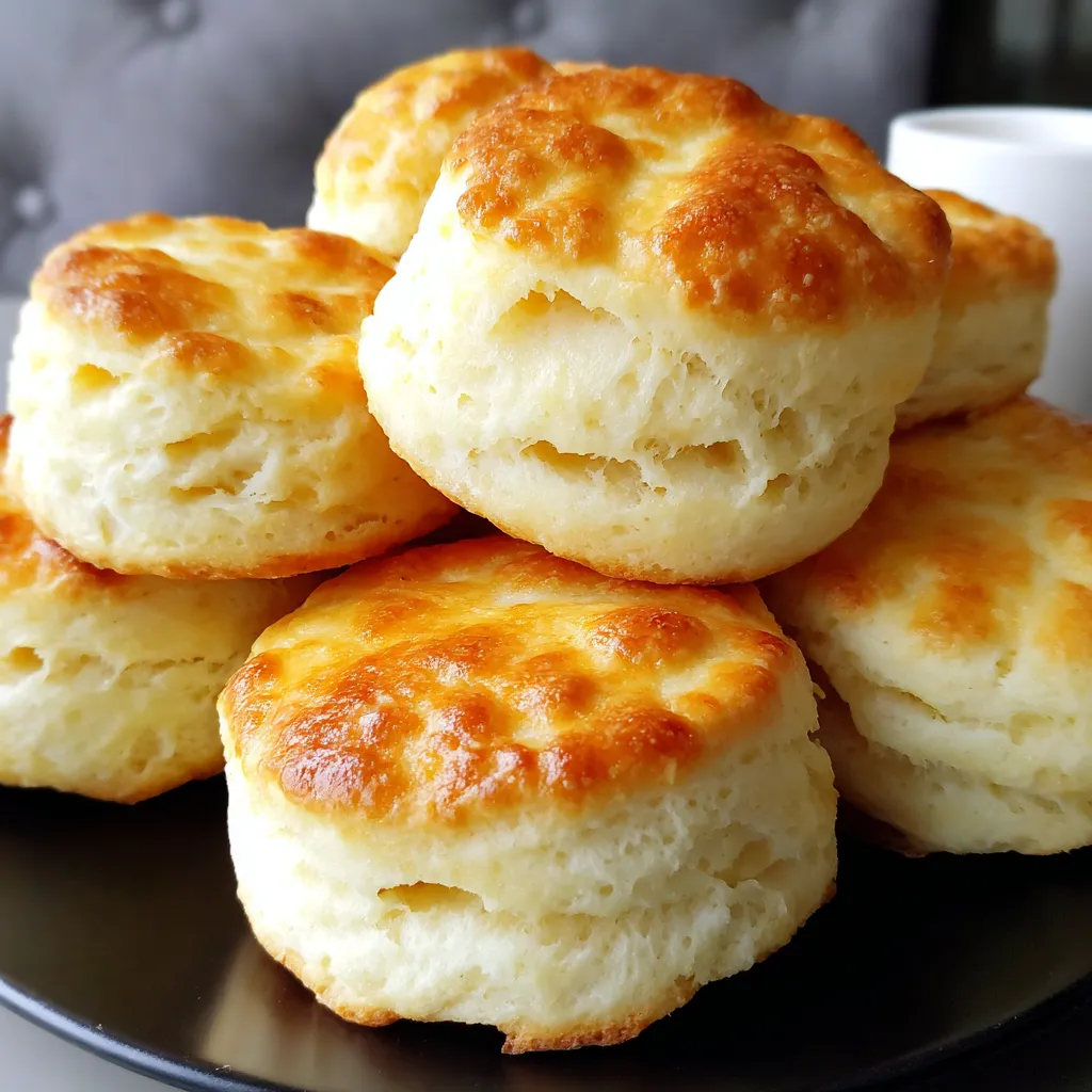 Fluffy, Golden Biscuits with Just Two Ingredients