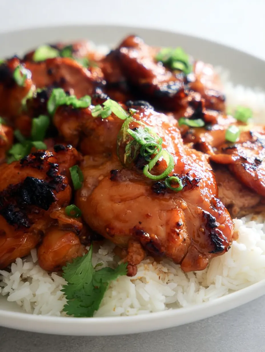 Garlic Miso Chicken Thighs