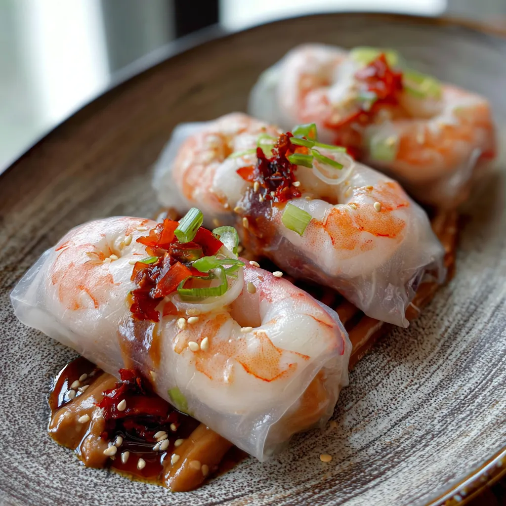 Rice Paper Shrimp Rolls