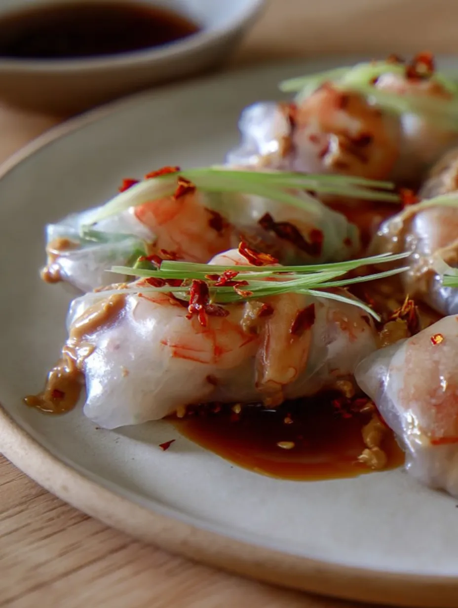 Rice Paper Shrimp Rolls