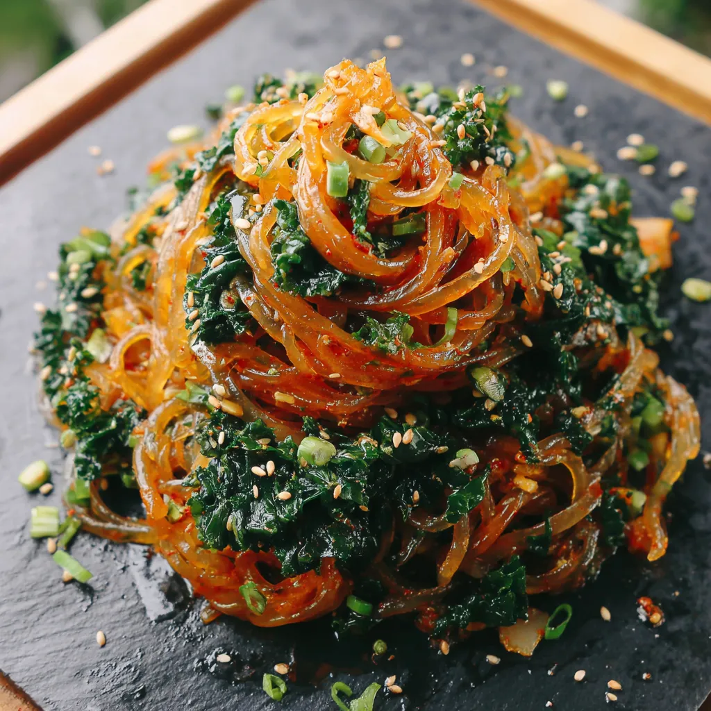 Sesame Sweet Potato Glass Noodles