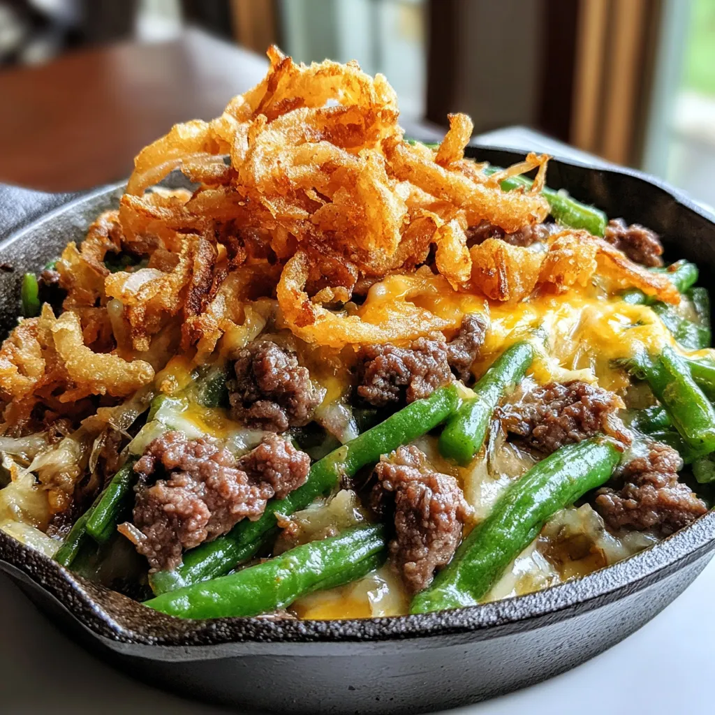 Hamburger Green Bean Casserole