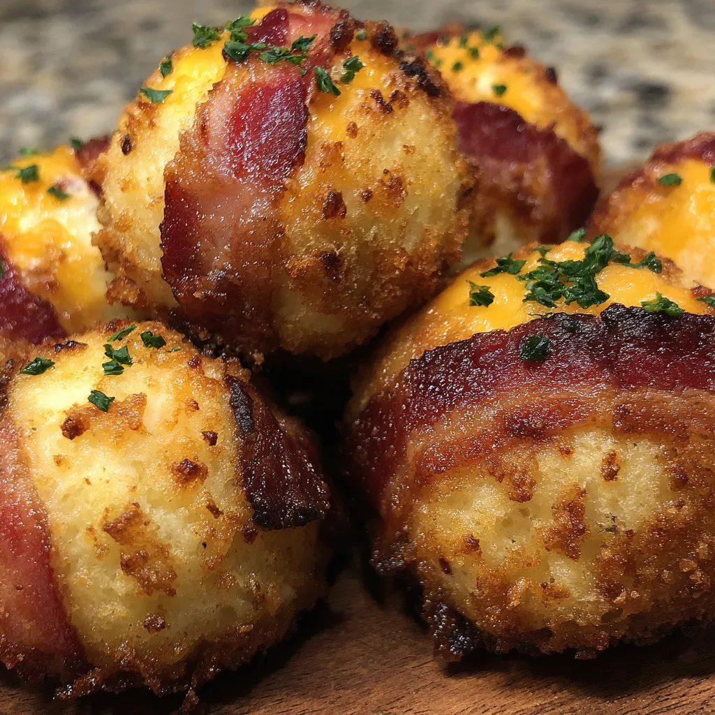 Mashed Potato Bacon Bombs