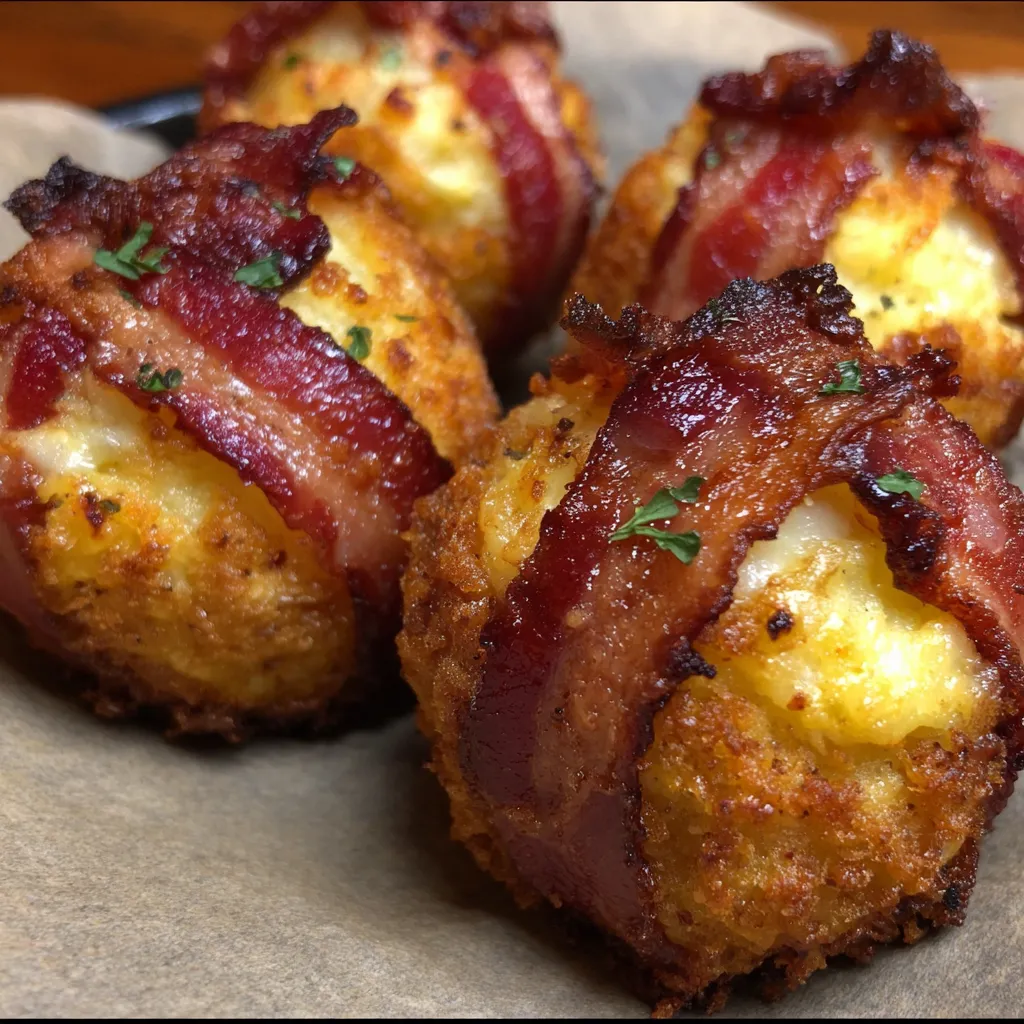 Mashed Potato Bacon Bombs