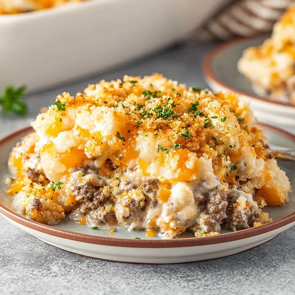 Ground Beef Casserole with Potatoes