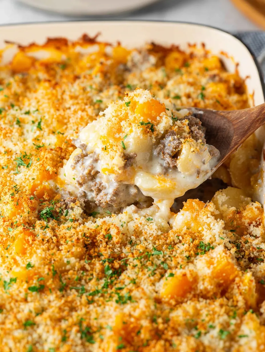 Ground Beef Casserole with Potatoes