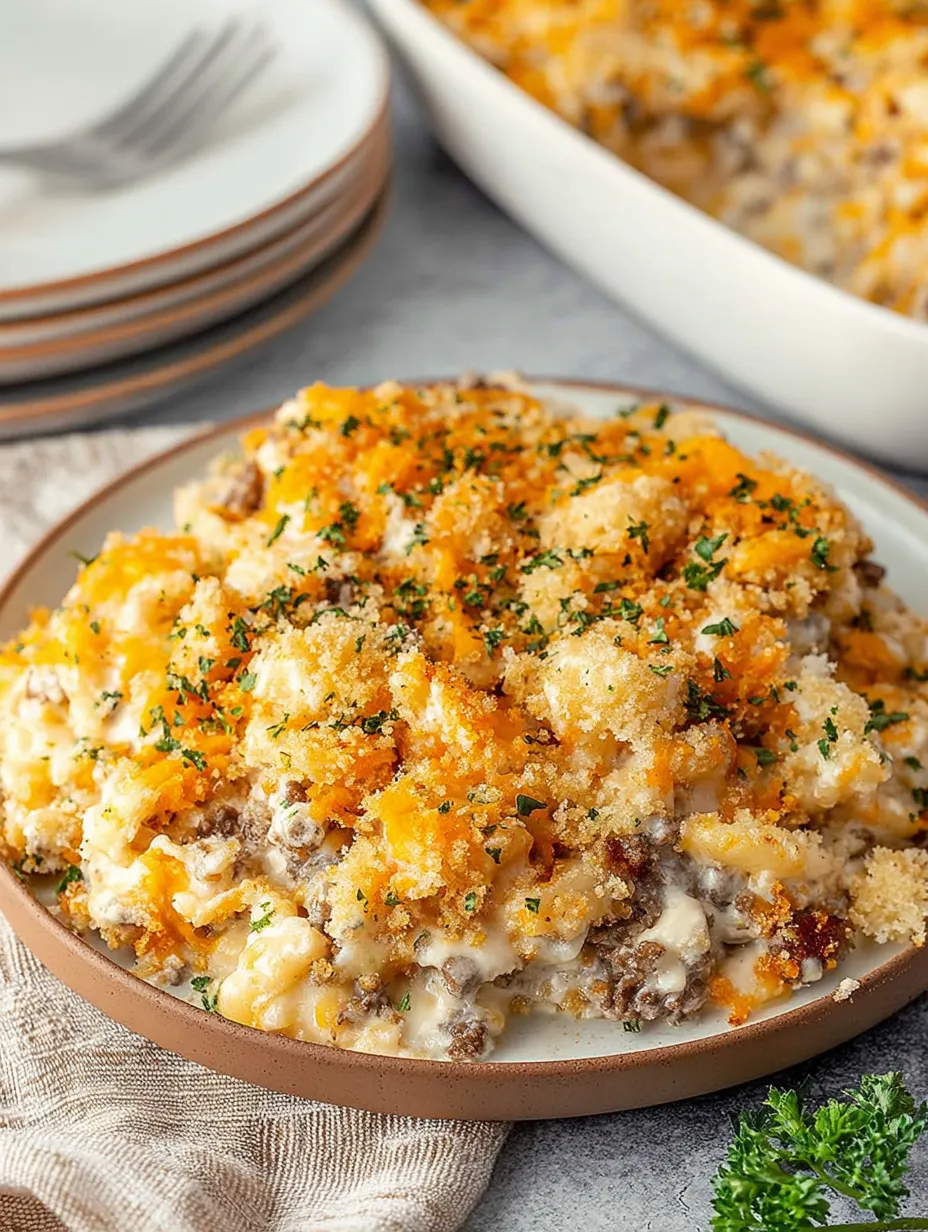 Ground Beef Casserole with Potatoes