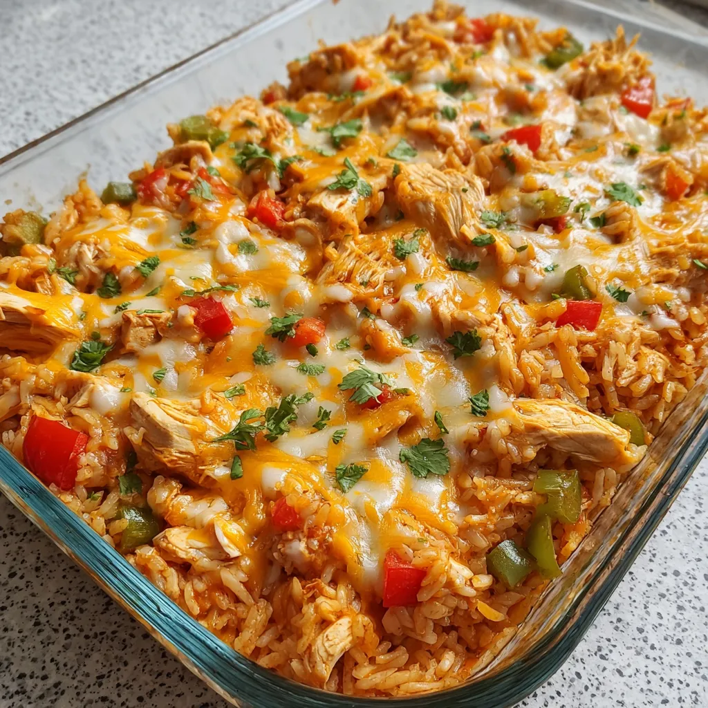 Fajita Chicken Casserole Bake