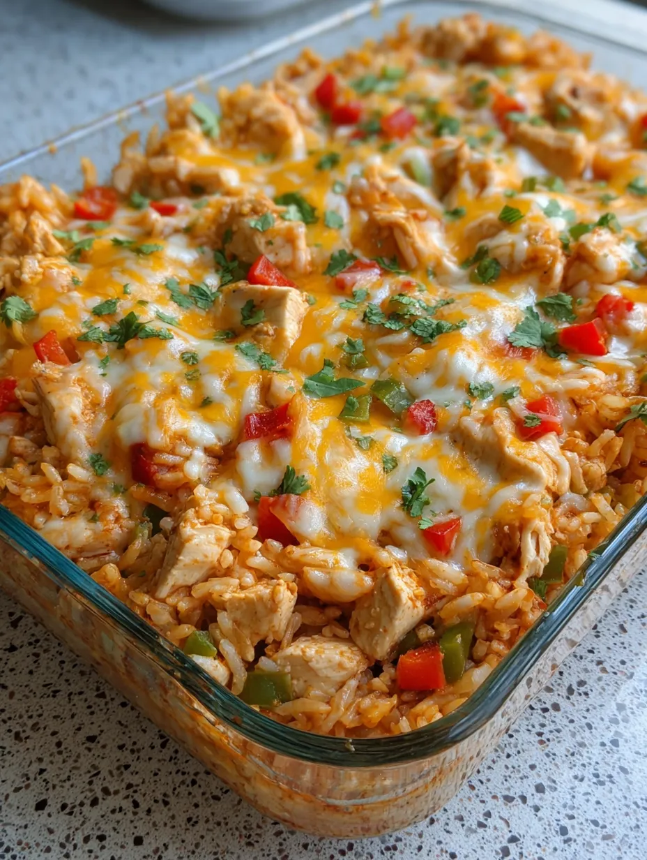Fajita Chicken Casserole Bake