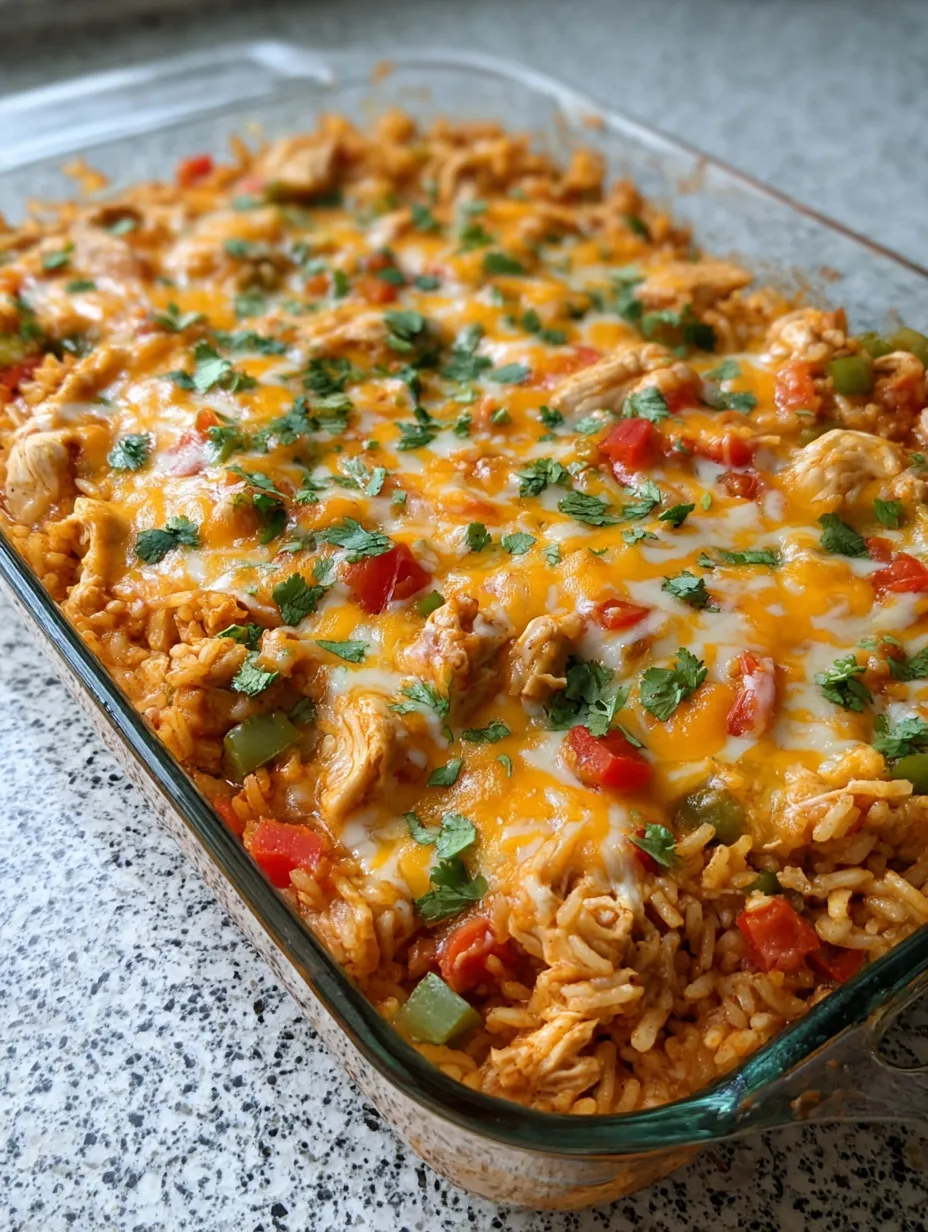 Fajita Chicken Casserole Bake